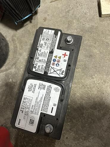 буфер без усилителя: АКБ BMW AGM 92 Ah - Оригинальный аккумулятор BMW (AGM). - Емкость: 92 — 3