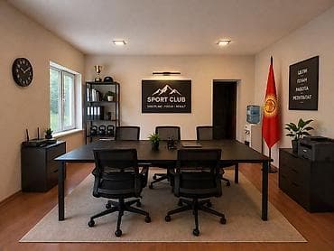 хайтек стол письменый: Комплект офисной мебели, Металл, цвет - Черный — 1