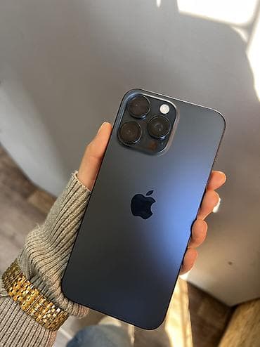 "айфоны цены": IPhone 15 Pro Max, Б/у, 512 ГБ, Black Titanium, Чехол, 84 % — 3