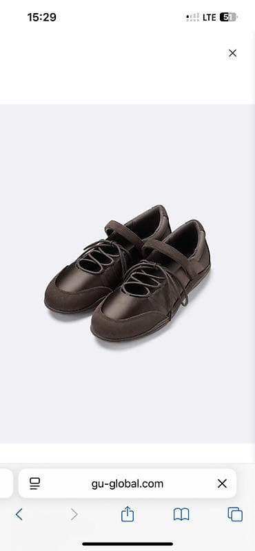 Кроссовки, 38, 38.5, Uniqlo, Новый, цвет - Коричневый, Самовывоз, Платная доставка