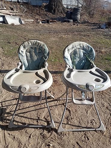 мебельные цеха: Стульчик для кормления, Другой бренд, Металл, Другой вид, цвет - Голубой — 6