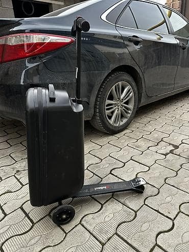 колье: Чемодан‑самокат lubest (складной) - Формат 2‑в‑1: жёсткий чемодан с — 2