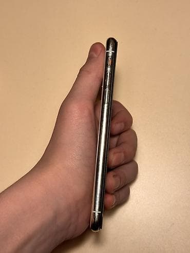 e96a hoco: IPhone Xs, Б/у, 256 ГБ, Серебристый, Защитное стекло, Кабель, Коробка, 100 % — 4