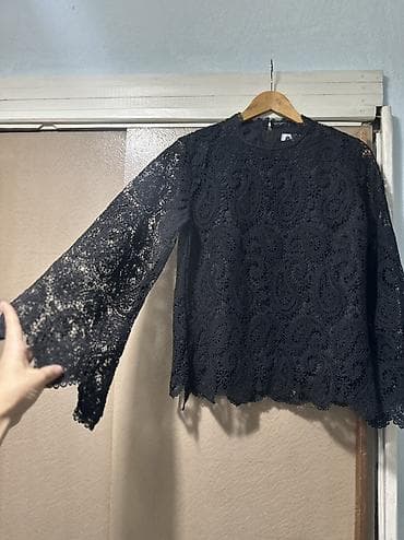 Блузка, Вечерняя, Гипюр, Прозрачная модель — 2