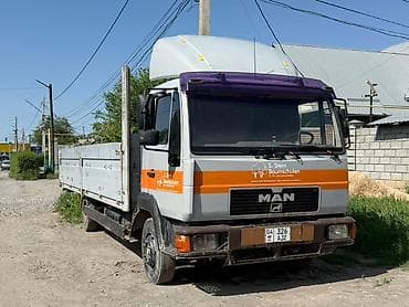 двухмостовый тягач: Легкий грузовик, MAN, Стандарт, Б/у — 1