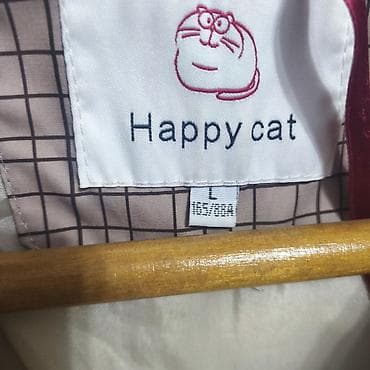 Куртка Happy Cat, размер L - Легкая демисезонная куртка с капюшоном - — 2