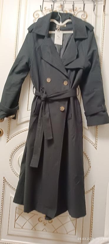 Плащи: Плащ, Тренчкот, Двубортная модель, L — 2