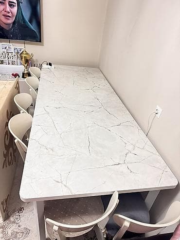 Кухонный стол, Новый, Прямоугольный, Нераскладной at lalafo.kg Кухонный стол, Новый, Прямоугольный, Нераскладной