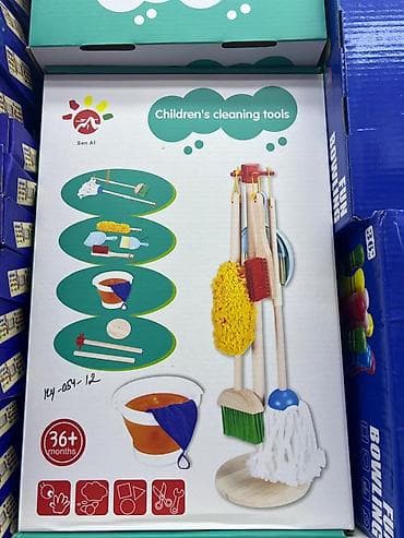 все для уборки: Набор “Children’s Cleaning Tools” — детские инструменты для уборки — 1