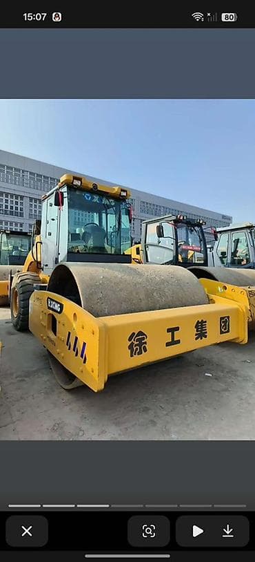 Каток дорожный XCMG (вибрационный/статический гладковальцовый) Вес — 1