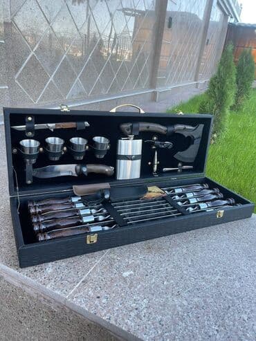 шашлычные наборы: Очень большой выбор подарочных наборов!!! Мы работаем без — 1
