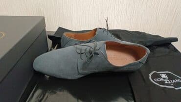 фирменная обувь из италии: Мужские туфли, 41, Новый, цвет - Серый, Самовывоз — 3