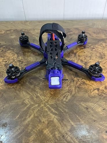6 d: FPV-Дрон Mark 5 готовый к полету. · Полётная башня (FC+ESC): F405 + — 2