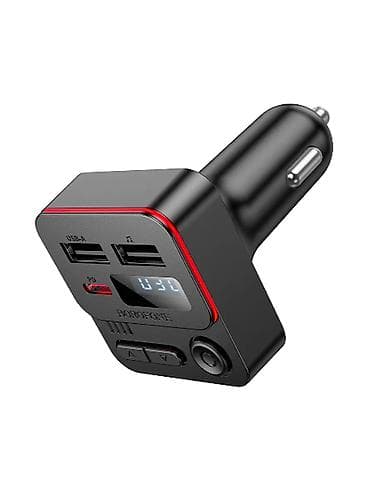 Хозтовары: Автомобильный Bluetooth FM‑модулятор BOROFONE BC60 Hero 35W (1A1C) - — 4