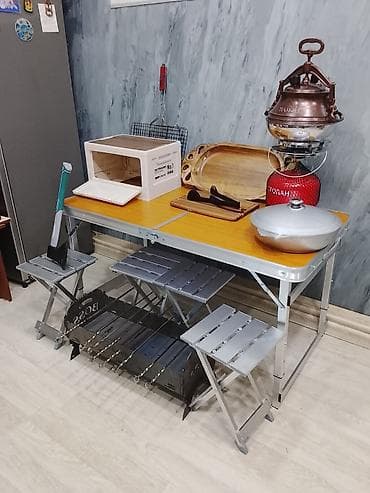 Офисная мебель: ПОХОДНЫЙ комплект для пикника и рыбалки в аренду Состав: - Разборный — 3