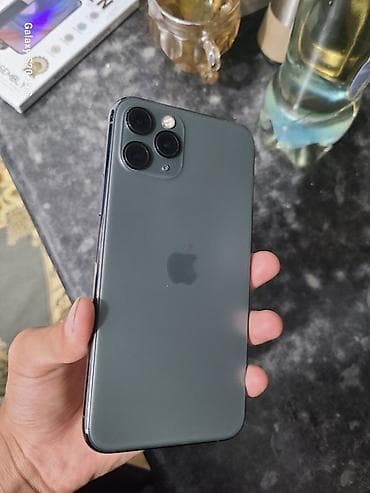 IPhone 11 Pro, Б/у, 256 ГБ, Matte Midnight Green, 99 %
