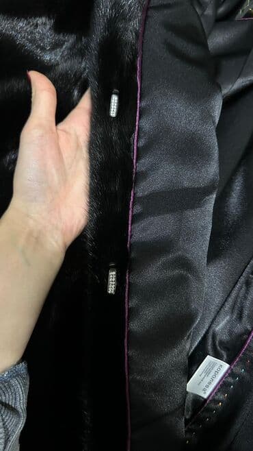 адежда: Шуба, Норка, По колено, XL — 6