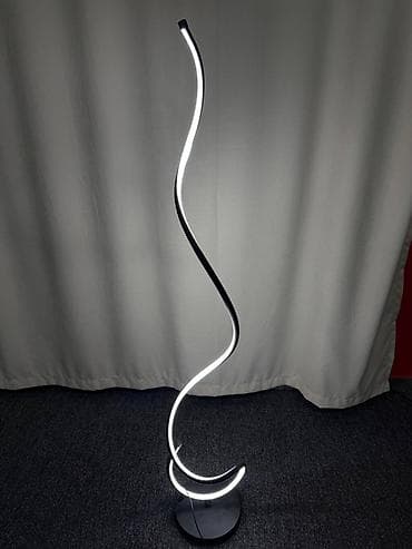 study lamp: Напольный LED-светильник «Волна» - Дизайн: изогнутая монохромная — 3