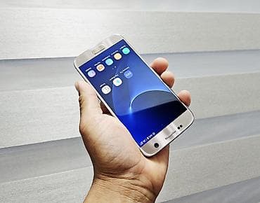 Техника жана электроника: Samsung Galaxy S7, Колдонулган, 32 ГБ, түсү - Алтын, 1 SIM — 5