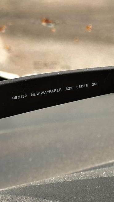 Компьютерные очки: Солнцезащитные очки очки, Ray-Ban, Унисекс, Вайфареры, Оригинал, Б/у — 4