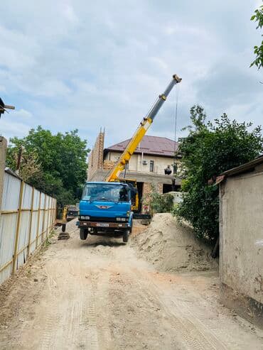 прайс лист на строительные работы бишкек 2025: Кран като 5 тонна 
Услуга кран — 1