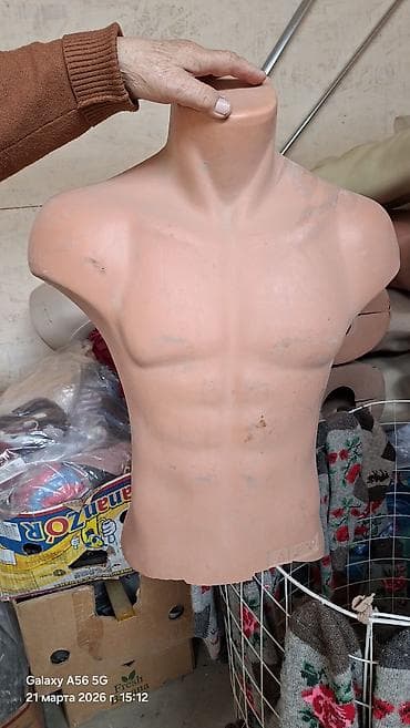 Мужской торс-манекен для демонстрации одежды и аксессуаров. - Тип