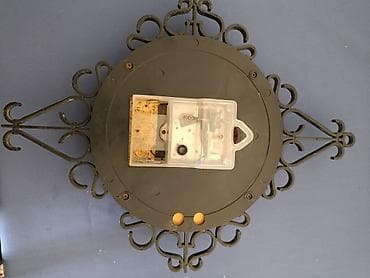 Килемдер: Настенные часы «Янтарь» с декоративной кованой рамкой - Классический — 2