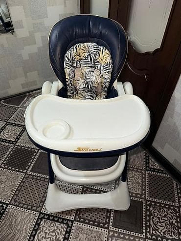 Двухъярусные детские кровати: Стульчик для кормления, Б/у, Skillmax, Пластик, Трансформер, Платная доставка — 1