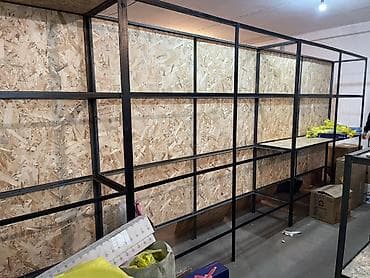 стелажи витрины: Торговое оборудование для магазина/склада: металлические стеллажи и — 3