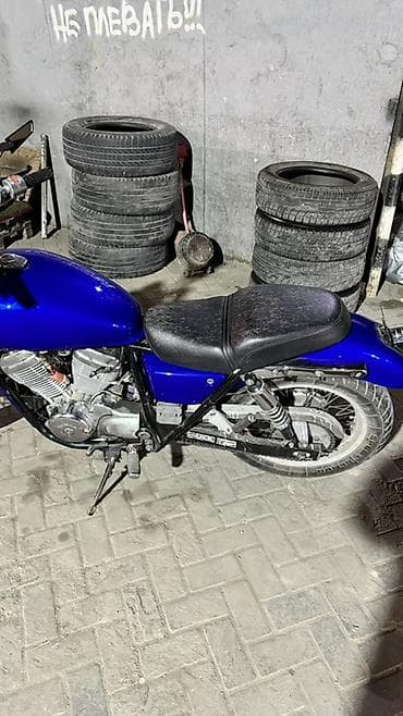 купить cafe racer: Мотоцикл дорожный (нейкед/круизер-стайл), синий металлик — 10