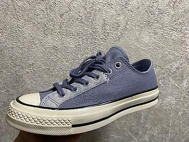 Свадебные платья и аксессуары: Кроссовки, 37, Converse, Новый, цвет - Голубой, Самовывоз — 1