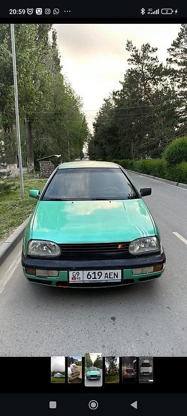 авто краска: Volkswagen Golf: 1997 г., 1.8 л, Механика, Хэтчбэк — 8