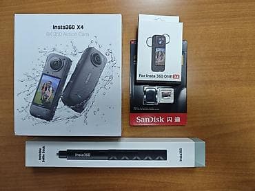 INSTA 360 X4. 8K AI Абсолютно новая, в упаковке Не распечатана. с