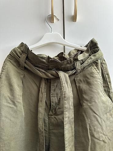 кюлоты джинсы: Брюки-кюлоты, Zara. Ткань штапель. Легкие струящиеся. Размер S-M — 2