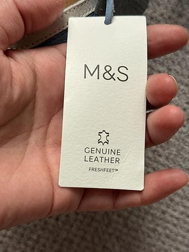 Детская обувь: Детские кожаные сандалии M&S - Верх из натуральной кожи (ярлык — 8