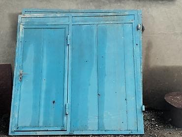 безопасные решетки: Металлические ворота/двери гаражные, распашные, с калиткой - — 1