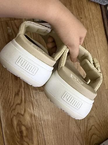 тапочки пляжные: Босоножки, 37, Puma, Новый, цвет - Бежевый, Самовывоз — 2