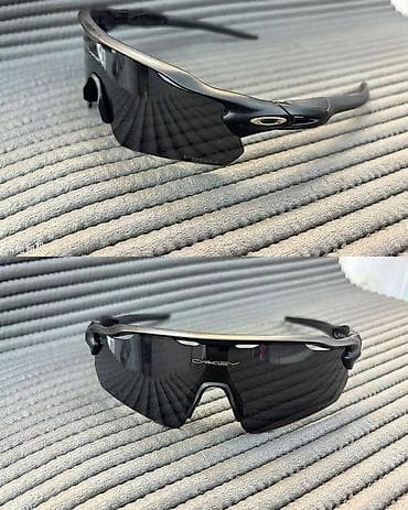 Аксессуарлар: Спортивные очки Oakley (линейка Radar/EV стиль) с зеркальными сменными — 6