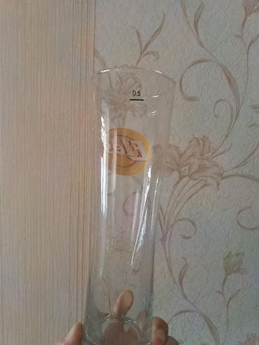 бир: Набор стеклянной посуды для напитков: - Пивная кружка из прозрачного — 4