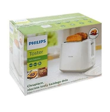 Бытовая техника: Тостер Philips HD2582/01, белый 830 Вт, количество тостов: 2 — 2