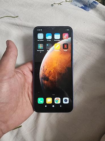 mi tab: Redmi, Redmi 9A, Б/у, 32 ГБ, цвет - Синий, 2 SIM — 4