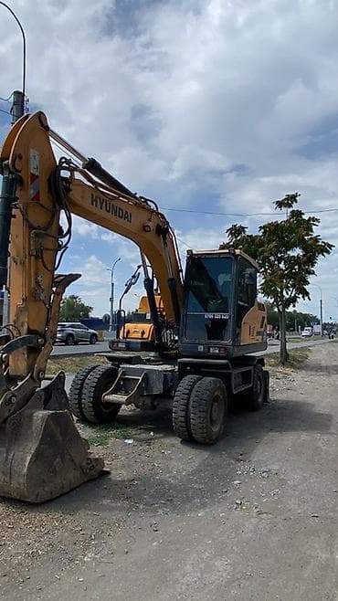 work equip: Экскаватор, Hyundai, Колесный — 1