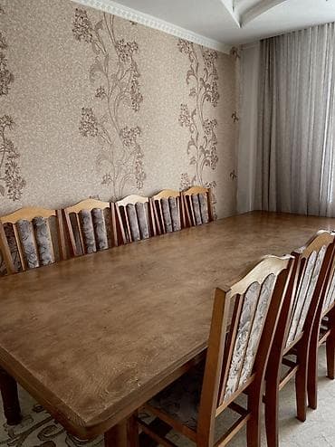 каракол кухонный уголок: Стол и стул для зала, Самовывоз, цвет - Коричневый — 2