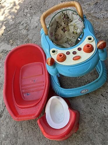 Отдам даром: Отдам в дар

Набор для малышей: ходунки, детская ванночка и горшок — 1