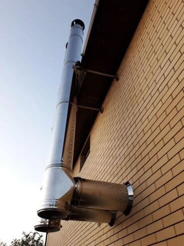финский котел: Дымоходы для газовых и угольных котлов нержавеющая сталь утеплённые — 4