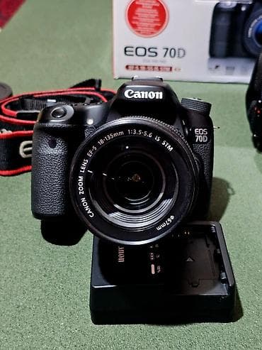 Техника жана электроника: Фотоаппарат Canon EOS 70D с комплектом аксессуаров Состав набора: - — 5