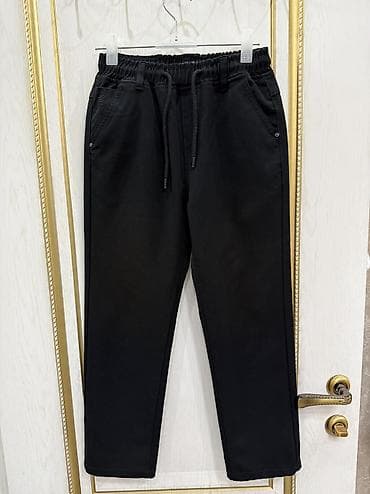 Спортивная форма: Классные школьные брючки на весну мягкие, длина брюк 84 см — 1