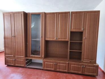 купить стенку для дома: Гарнитур для зала, Б/у, Шкаф, ДСП, Самовывоз — 2