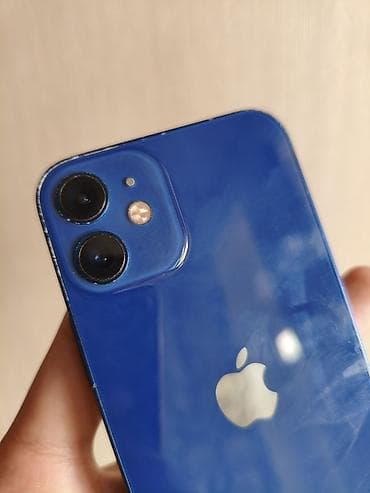 iphone 10 max: IPhone 12 mini, Б/у, 64 ГБ, Синий, Чехол, 69 % — 2