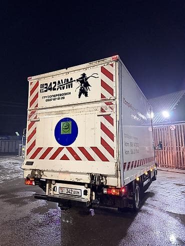 трактр 80: Грузовые перевозки на тентованном фургоне Mercedes. - Тип кузова — 2